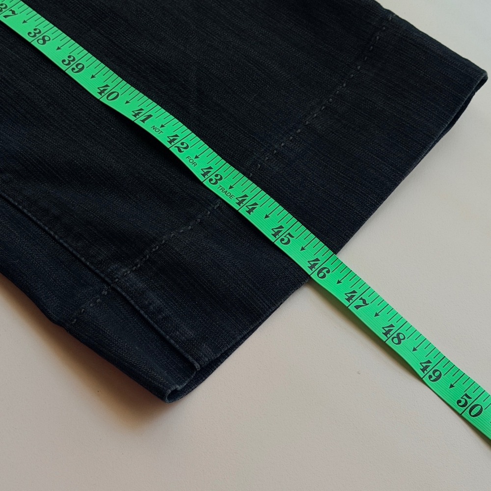JAG Mid Rise Trouser Jeans Sz 16 Dark Wash Wide Leg Stretch Careerwear‎ Academia - Picture 12 of 12